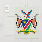 Namibië wapendetail briefkaart (Voorkant / Achterkant)