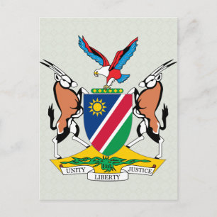 Namibië wapendetail briefkaart