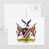 Namibië Wapenmunt Briefkaart (Voorkant / Achterkant)