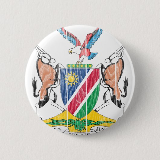 Namibië wapenschild ronde button 5,7 cm (Voorkant)