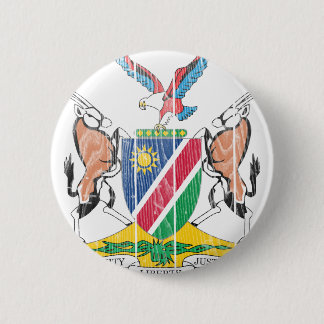 Namibië wapenschild ronde button 5,7 cm