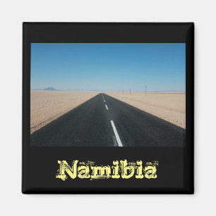 Namibië Weg Snelweg Herten Landschap Magneet