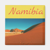 Namibië Zand Dune Landscape Uitzicht Magnet (Voorkant)