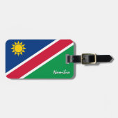 Namibische Bagagelabels, patriottische Namibische Bagagelabel (Voorkant horizontaal)
