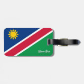 Namibische Bagagelabels, patriottische Namibische Bagagelabel (Achterkant horizontaal)