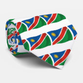 Namibische Vlag Knoop Stropdas (Opgerold)