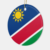 Namibische Vlag (Namibië) Keramisch Ornament (Links)