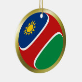Namibische Vlagornament Keramisch Ornament (Rechts)