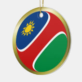 Namibische Vlagornament Keramisch Ornament (Links)
