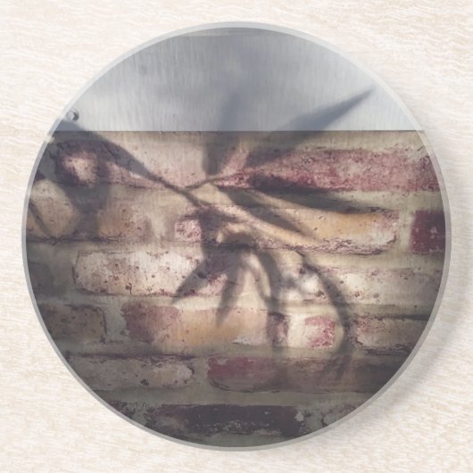 namiddag bamboe zandsteen onderzetter (Voorkant)