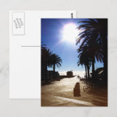 namiddag in het strand van Hermosa Briefkaart (Voorkant / Achterkant)