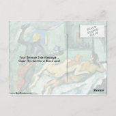 namiddag in Napels door Paul Cezanne Briefkaart (Achterkant)