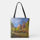 namiddag in Zion National Park Tote Bag (Achterkant)