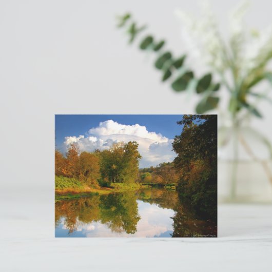 Namiddag reflectie briefkaart (Staand voorkant)