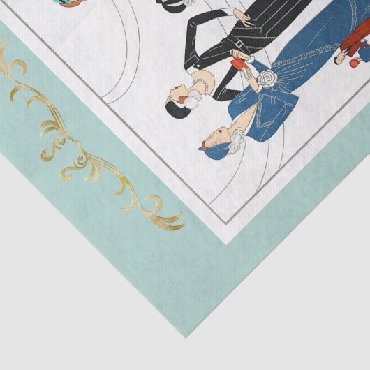 Namiddagjurken (1931) tissuepapier (Detail)