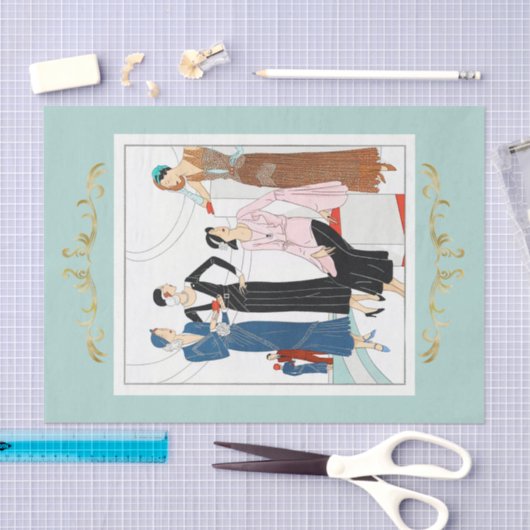 Namiddagjurken (1931) tissuepapier (Craft)