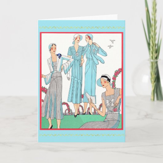 Namiddagjurken Kaart (Voorkant)