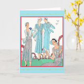 Namiddagjurken Kaart (Gele Bloem)