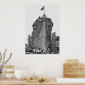 Naming-ceremonie voor BB-39: USS Arizona Poster (Keuken)