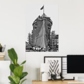 Naming-ceremonie voor BB-39: USS Arizona Poster (Thuiskantoor)