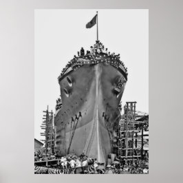 Naming-ceremonie voor BB-39: USS Arizona Poster