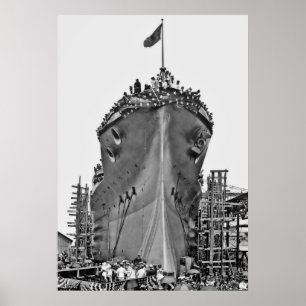 Naming-ceremonie voor BB-39: USS Arizona Poster