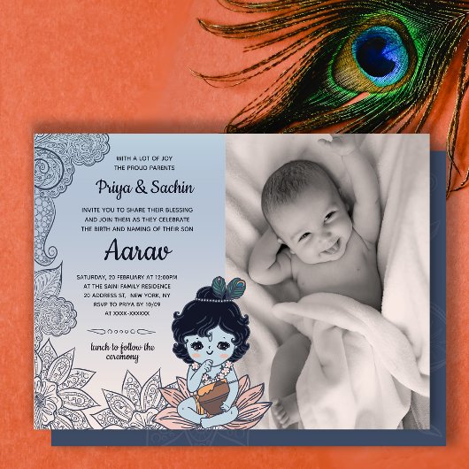 Namkaran Baby Naming Ceremony Kaart