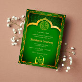 Namkaran Naming Ceremony Gouden Elementen Kaart