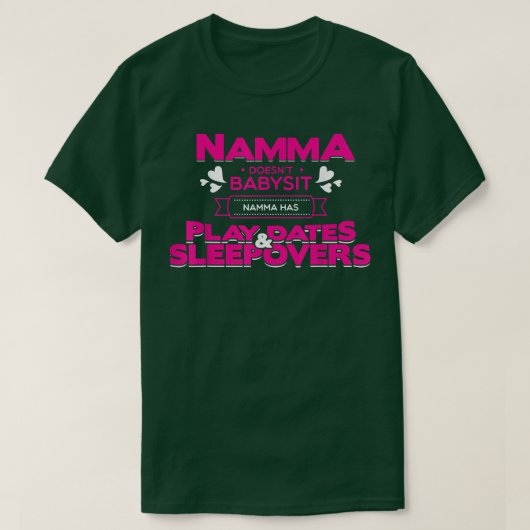 Namma Grandmafor Moederdag T-shirt (Design voorkant)