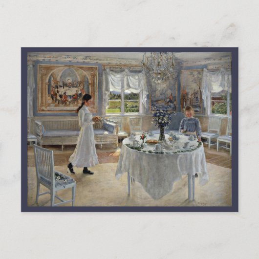 Namnsdag of naamdag briefkaart (Voorkant)