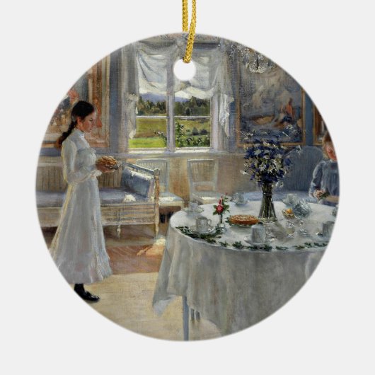 Namnsdag of naamdag keramisch ornament (Voorkant)