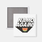 Namo opnieuw Modiji 2019 Narendra Modi BJP Lotus T Magneet (Voorkant / Achterkant)