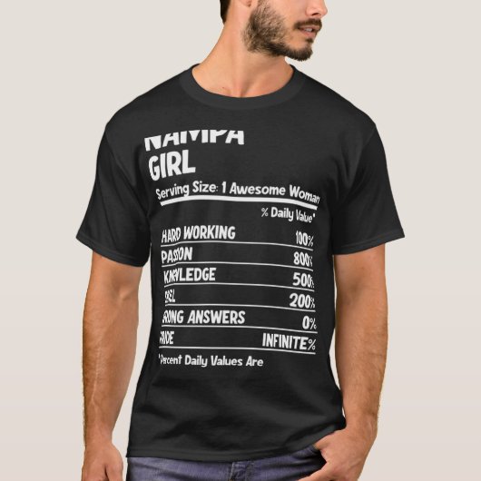 Nampa Meisje T-shirt (Voorkant)