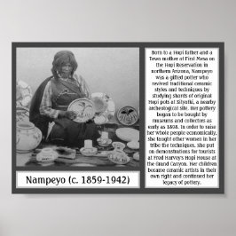 Nampeyo Pottery Native American Hopi Poster
