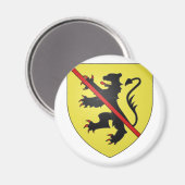 Namur Arms, België Magneet (Voorkant / Achterkant)