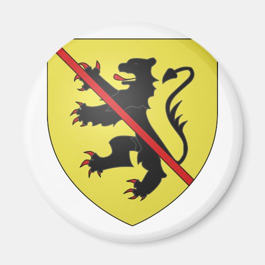 Namur Arms, België Magneet (Voorkant)