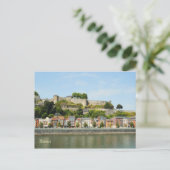 Namur, België vanuit de rivier Maas Briefkaart (Staand voorkant)