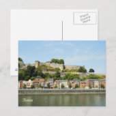 Namur, België vanuit de rivier Maas Briefkaart (Voorkant / Achterkant)
