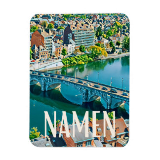 Namur Belgique Photo Vintage Magneet