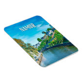 Namur Belgique Photo Vintage Magneet (Rechterzijde)