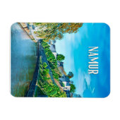 Namur Belgique Photo Vintage Magneet (Horizontaal)