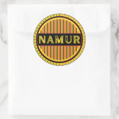 Namur City Pride Emblem – Belgian Identity Ronde Sticker (Tas)