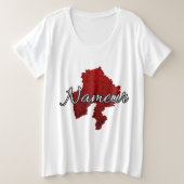 Namur Grote Maat T-shirt (Design voorkant)