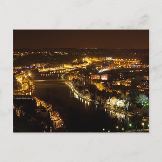 Namur van Night Briefkaart (Voorkant)
