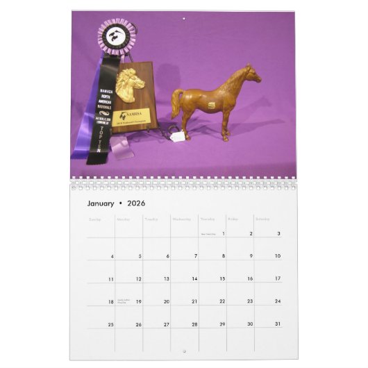NAN 2018 Breyer Collectability Champions Calendar Kalender (Jan 2026)