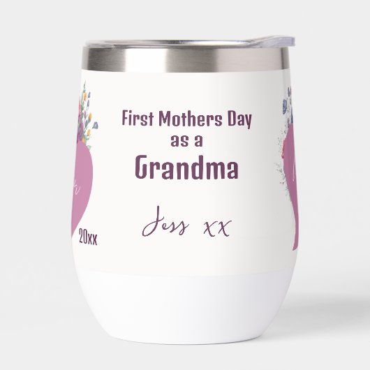 Nan Est 20xx Waterverf Wildbloemen Hart (Links)