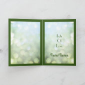 Nan & Grandad Emerald Jubileum Wenskaart. Kaart (Binnen)