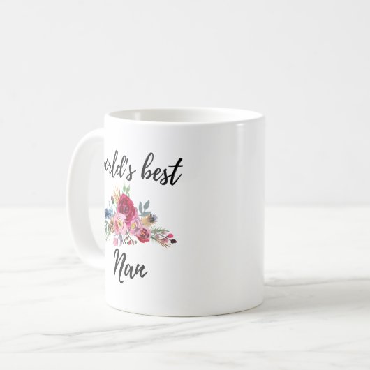 Nan Grandma Grandmoeder Gift Idea Mok (Voorkant links)