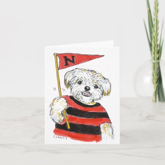 Nan houdt ervan het team te juichen kaart (Voorkant)