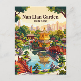 Nan Lian-tuinen Hong Kong Briefkaart